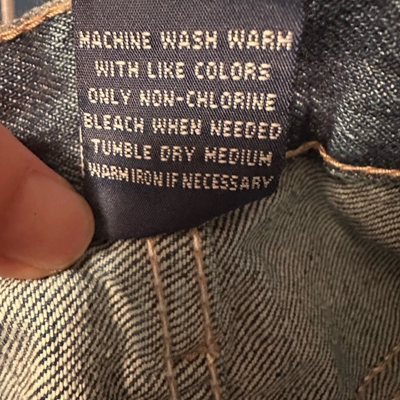 Women’s Relaxed Fit Blue Jeans with Classic Style Size 16 short Grandpa Jeans - Picture 5 of 7